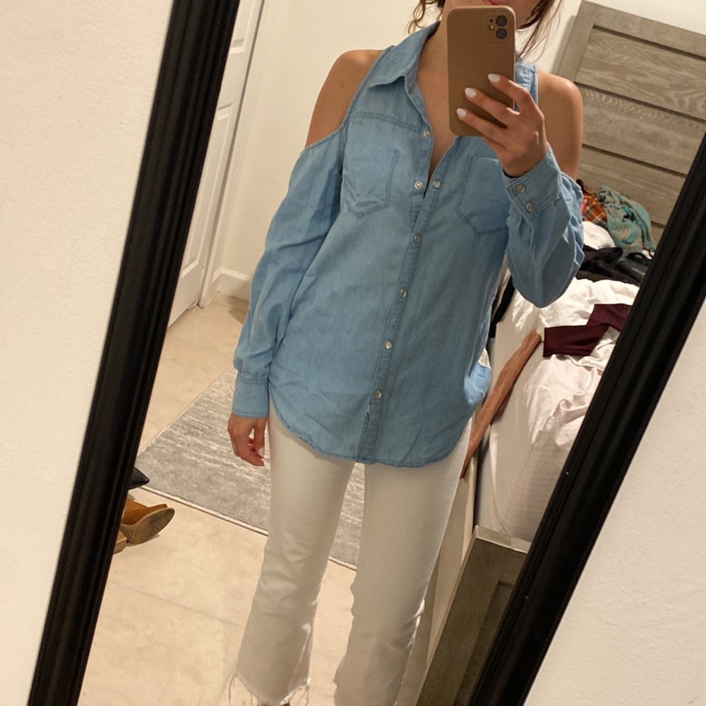 Denim button down - Picture 3 of 3